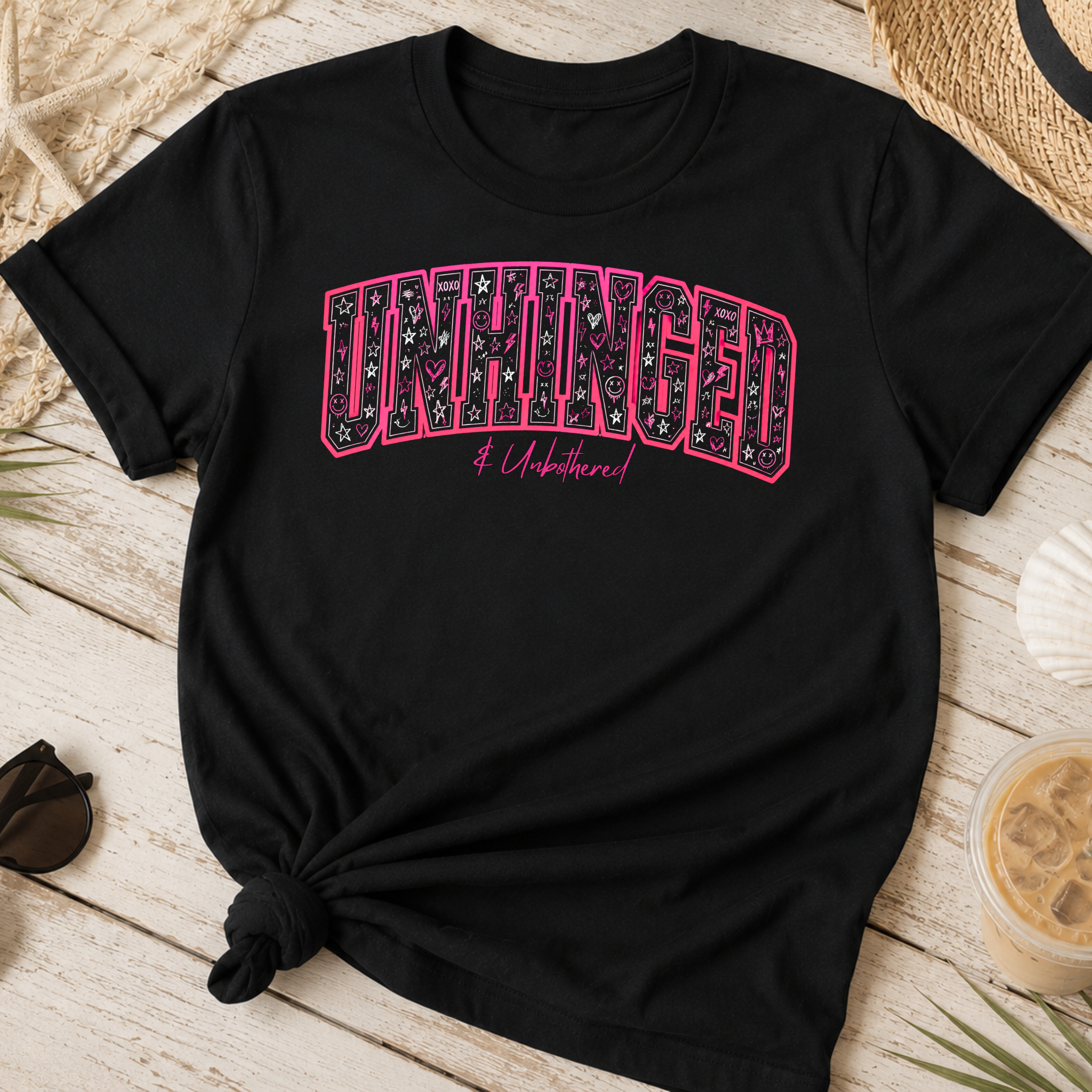 Unhinged& Unbothered Tee