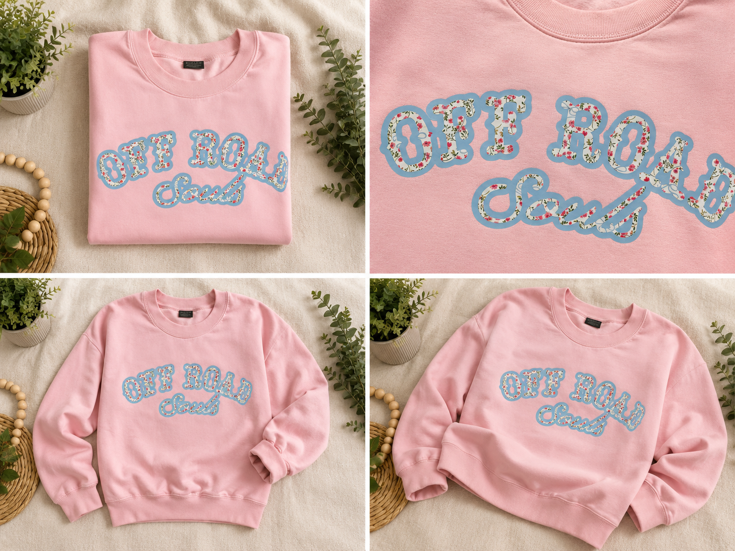 Off Road Souls™ Backroads Bloom Crewneck