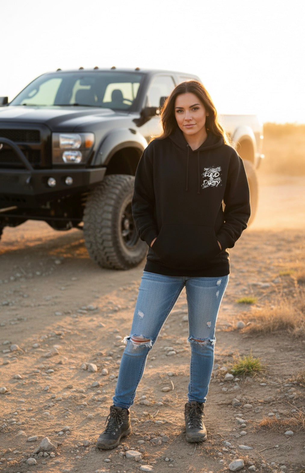 She Likes it Loud & Dirty Hoodie
