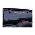 Off Road Souls 4x4 East Coast | UVDTF Glass Decal 3” x 15”|Sunset Dreams
