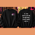 The Vault Crewneck | If You Don’t Like Me