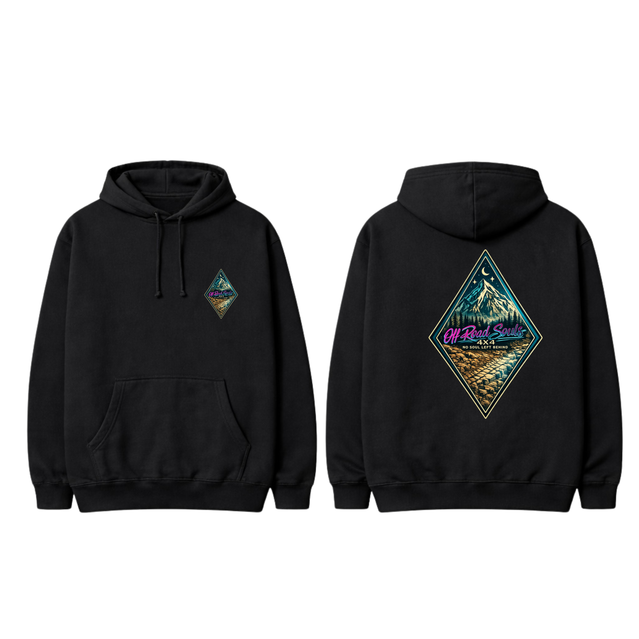 Old School Gone Modern|Black Hoodie